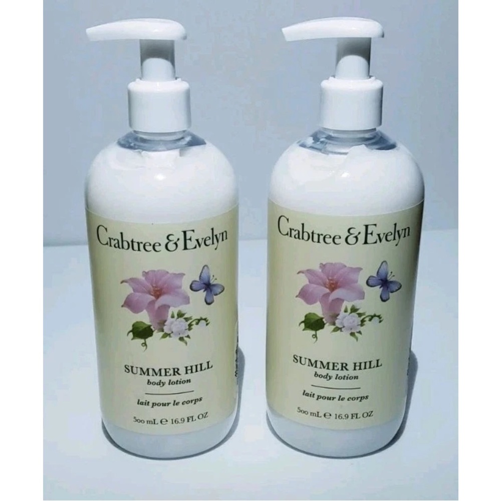 Crabtree & Evelyn Summer Hill Body Lotion 16.9 Fl Oz
(2 Bottles)